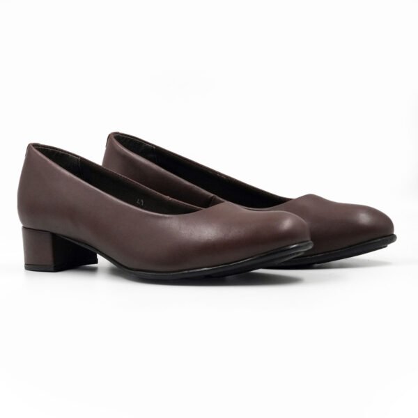 Woman Mid Heel Shoes - Z 13754 - Brown