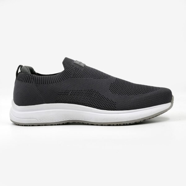 Loranci New Sport Slip on Shoes- HG038 - Grey - Image 3