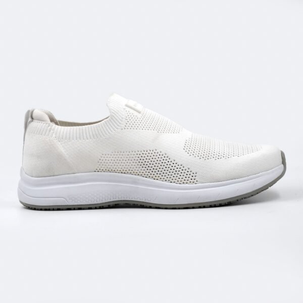 Loranci New Sport Slip on Shoes- HG038 - White - Image 6