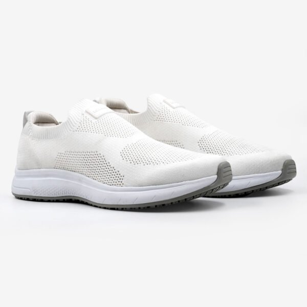 Loranci New Sport Slip on Shoes- HG038 - White