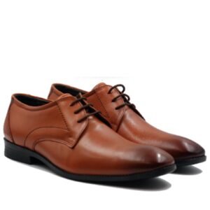 PU Lotto Tan Men Formal Shoes